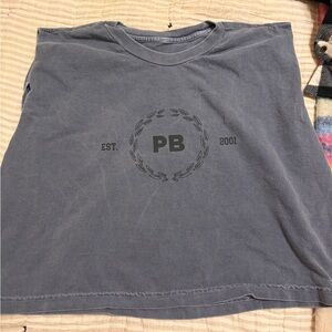 Pure Barre Blue/Grey Cotton Tank